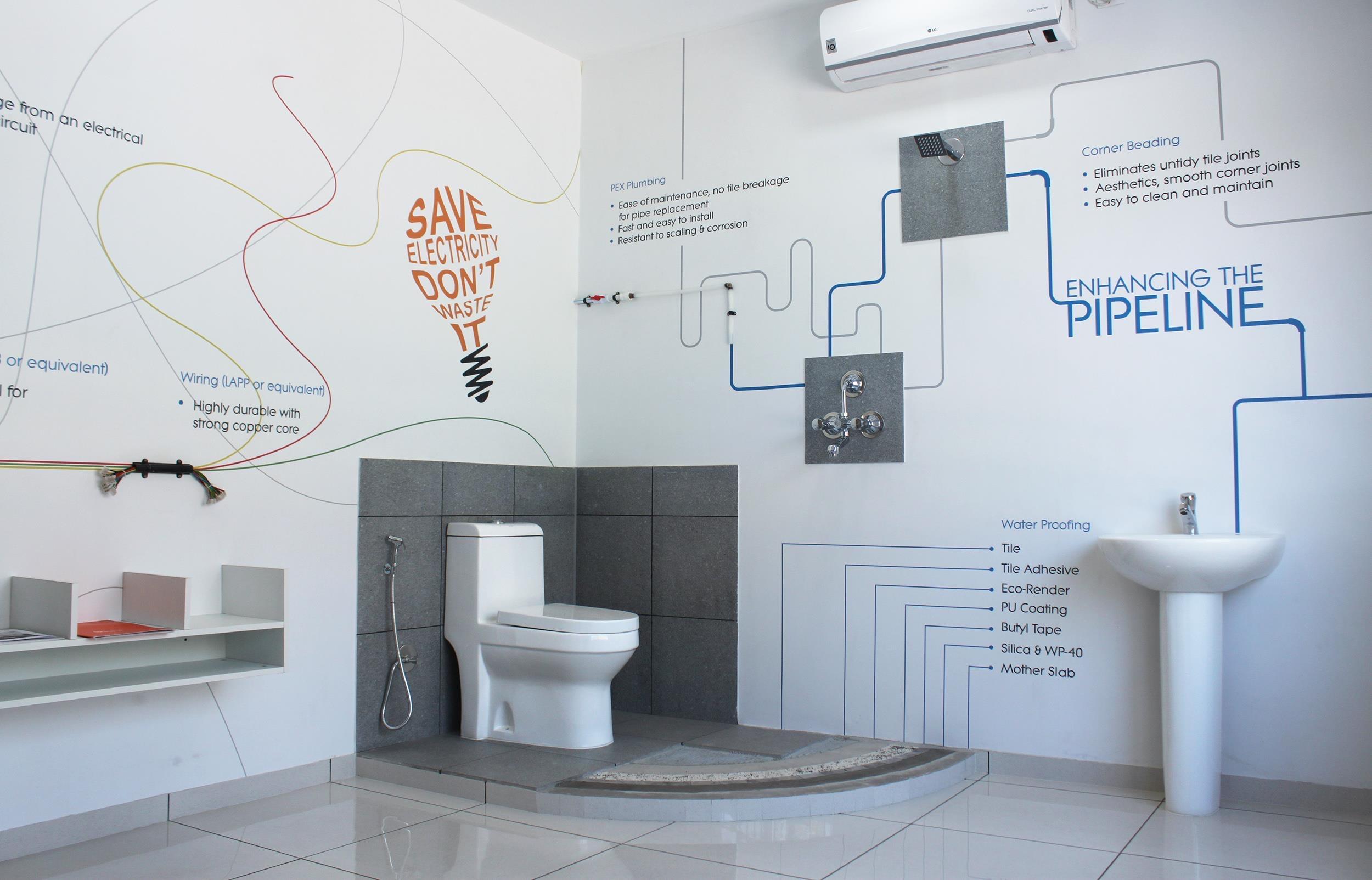 Optima Heights Kesnand experience center wallpaper